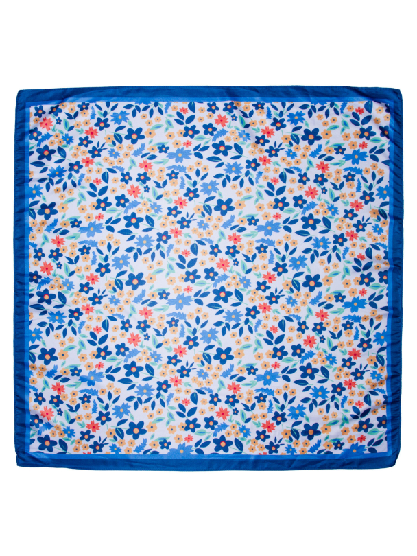 Skjerf Blomster Blå 772475 - Image 2