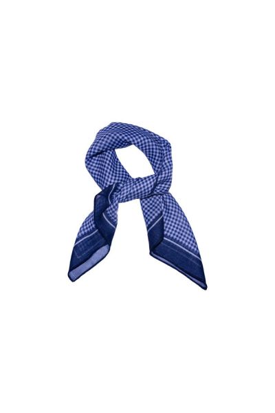 Skjerf Bomull Ruter Marine 774378