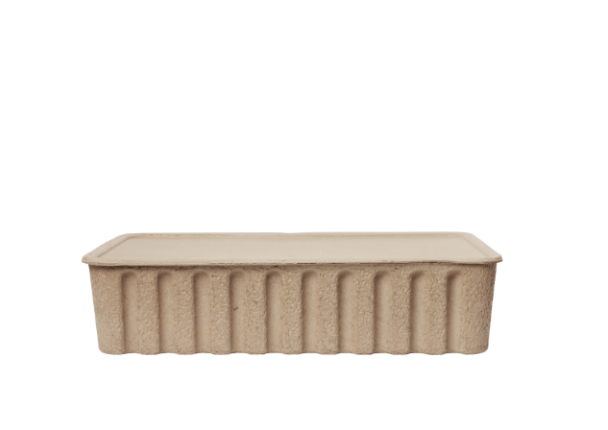 Paper Pulp Box - Extra Large - Set of 2 - Brown - Image 1