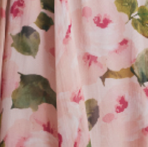 Organza Blouse - Rosette 