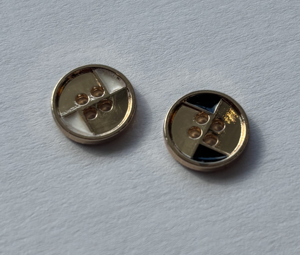 Gullfarget knapp - Image 2