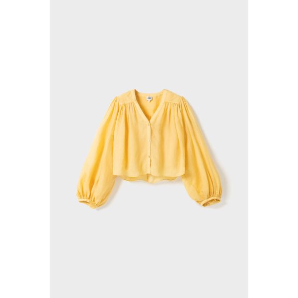 Leja Blouse - Butter Yellow