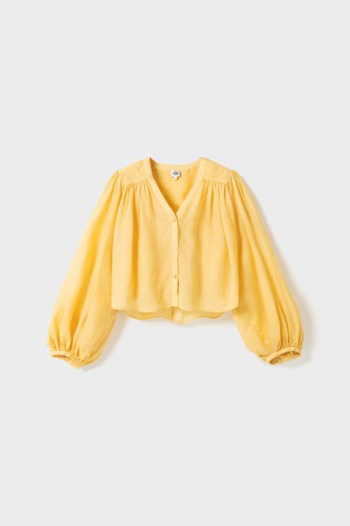 Leja Blouse - Butter Yellow