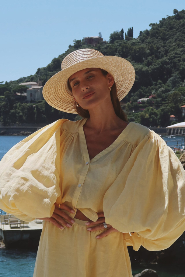 Leja Blouse - Butter Yellow - Image 3