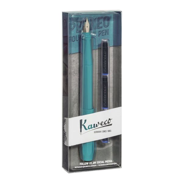 Kaweco Perkeo Fyllepenn Pack – M 0.9mm – Breezy Teal