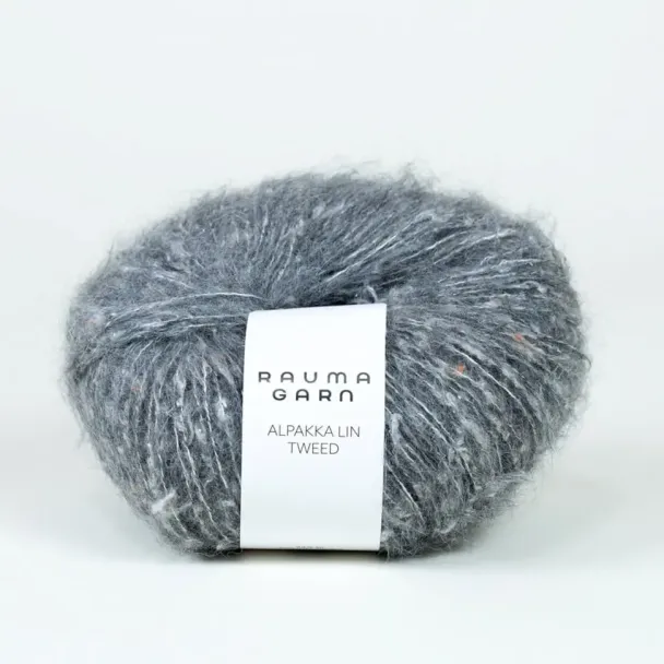 Alpakka Lin mørk grå 21266