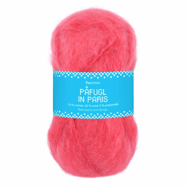 Myk Påfugl korall 4017