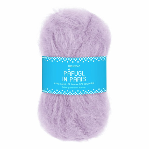 Myk påfugl lys lavendel 7919