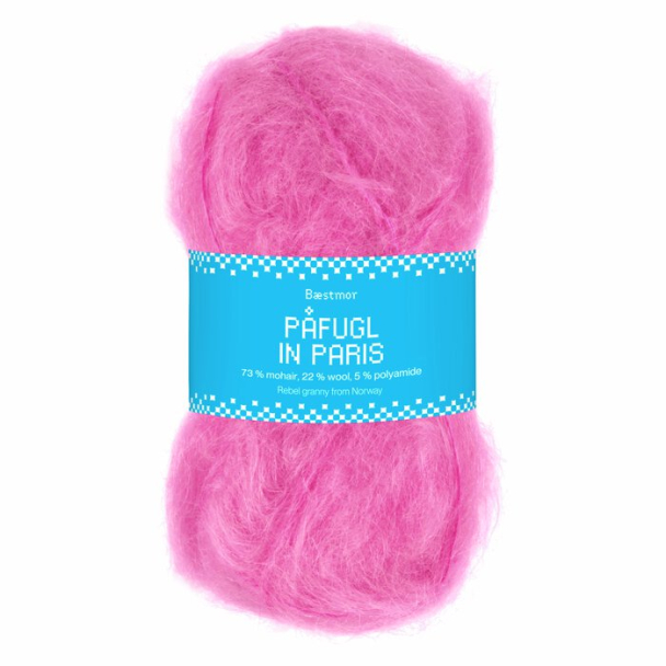 Påfugl in Paris fuksia 7952