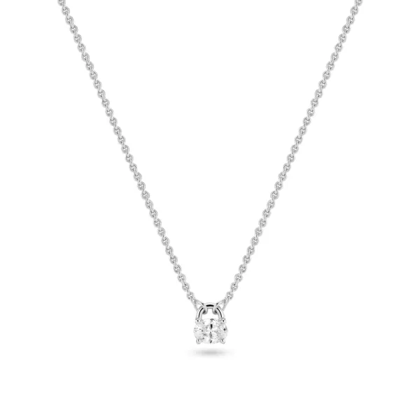 Halskjede Ovale, s&oslash;lv