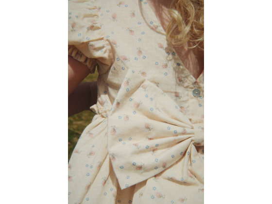 Evia Bow Dress, Brise D&acute;&egrave;t&eacute; - Konges Sl&oslash;jd
