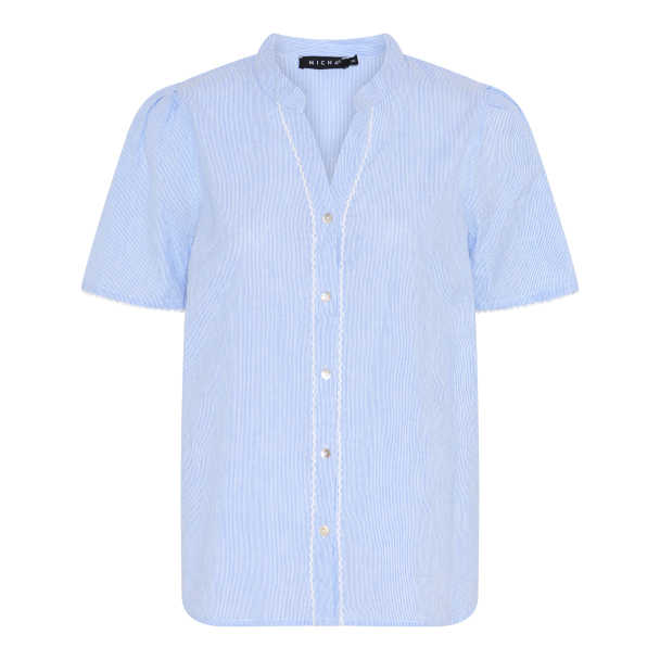 Skjorte Kortermet 144-238 Blå