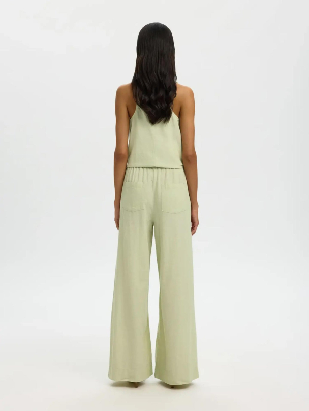 Luisa Linen Blend Top - Lint   - Image 2