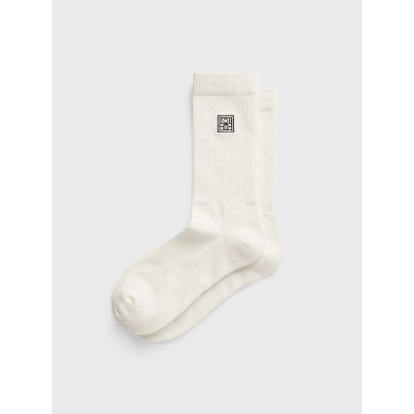 Monogram Socks Macadamia