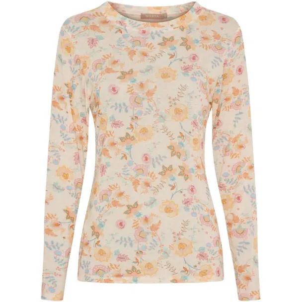 MdcElissa langermet topp, beige - Image 2