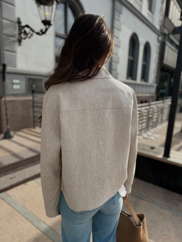 Jada Sun Short Jacket - Nomad Melange - Image 3