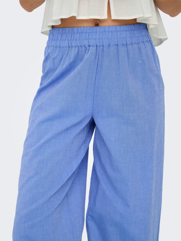 ONLPAULA TULUM EMB PULL-UP PANT NOOS WVN - Image 6