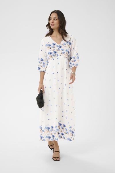 KArosine Kjole Lang Blå