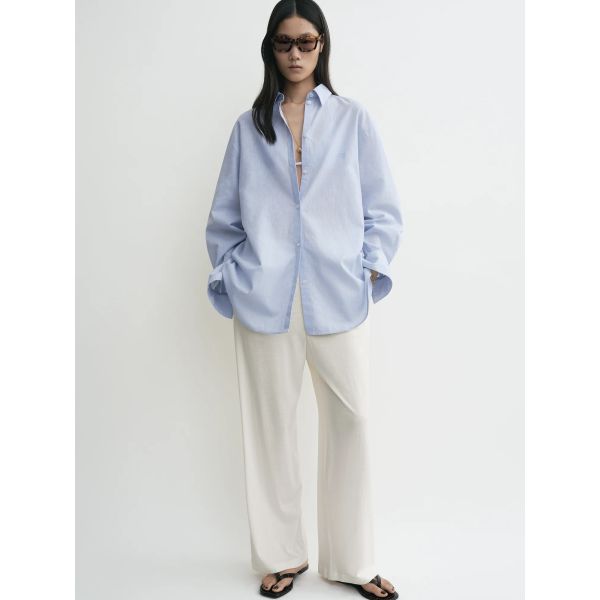 Oversized Summer Shirt Sky