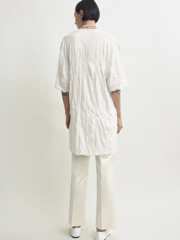 Relaxed Tee Dress Off-White - Image 2