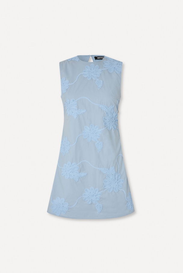 Flower Mini Flared Dress - Plein Air  - Image 1