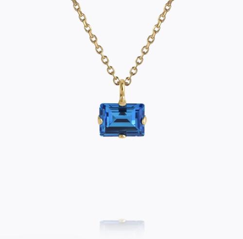 Diora Stud Necklace - Gold/ Recreated Iceblue