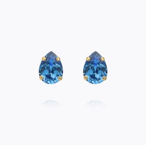 Amelia Stud Earring - Gold/Recreated Iceblue