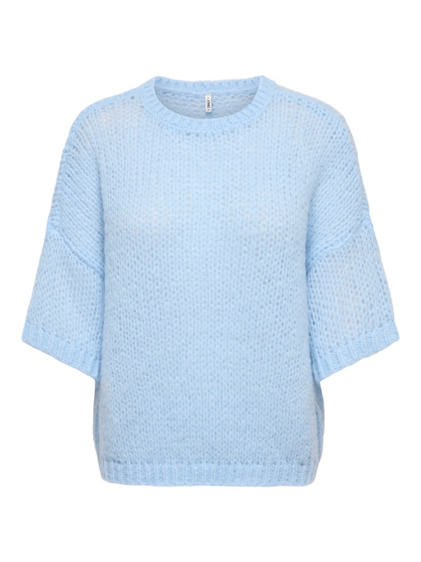 ONLNORDIC SS LOOSE O-NECK CS KNT - Image 1