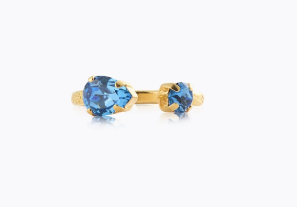 Amelia Ring - Gold/ Recreated Iceblue