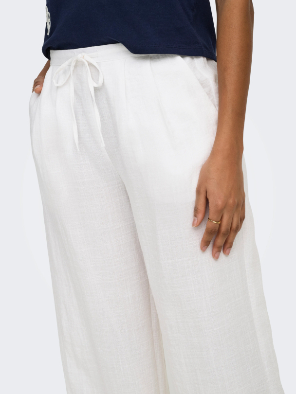 ONLITA MW LINEN LOOK WIDE PANT TLR - Image 6