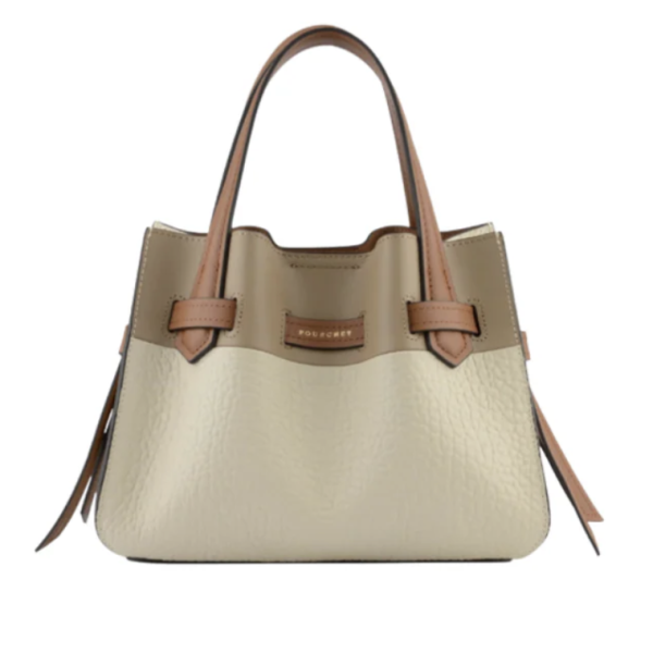 Blossom Cowhide Leather Medium Satchel Bag -20031