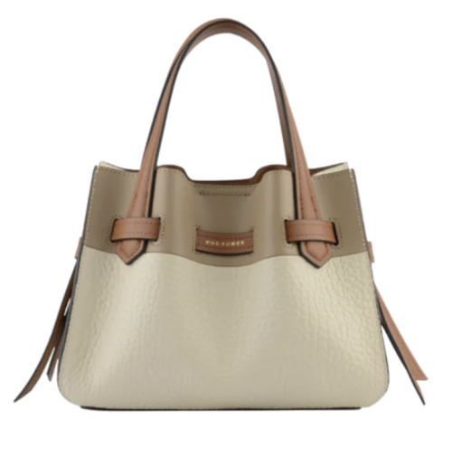 Blossom Cowhide Leather Small Satchel Bag - Multi 20039