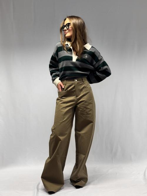 Amit Cargo Trousers Khaki