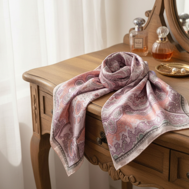 Bandana Skjerf VISKOSE/SILKE 70x70 cm - Image 3