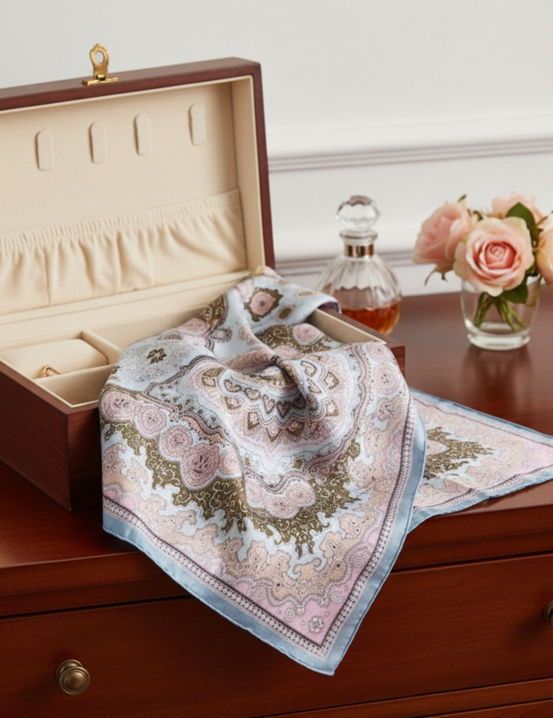 Bandana Skjerf VISKOSE/SILKE 70x70 cm - Image 2