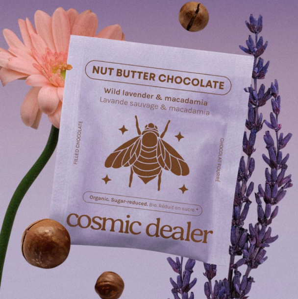 Sjokolade Vill Lavendel & Macadamia 20g - Image 1