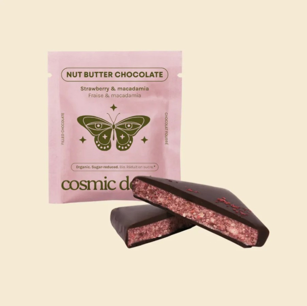 Sjokolade macadamiasmør og jordbær 20g - Image 2