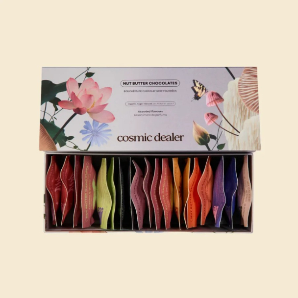 Eske med 20 mørke sjokolader 800 g - Image 4