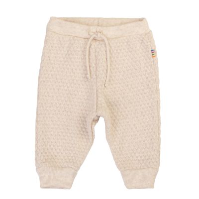 Bukse Cotton Knit - Lys Beige