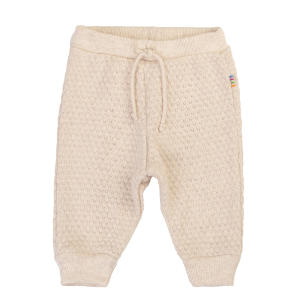 Bukse Cotton Knit - Lys Beige