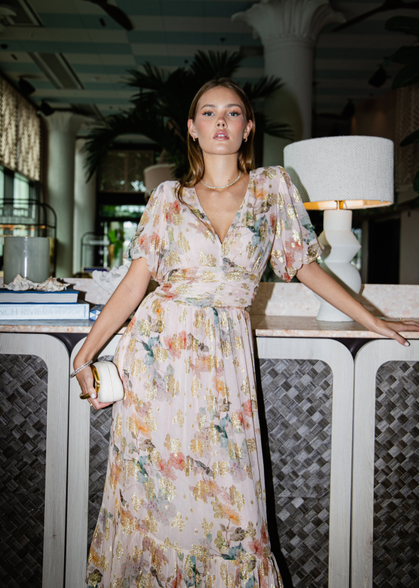 Leonora Dress - Shimmering Garden - Image 2