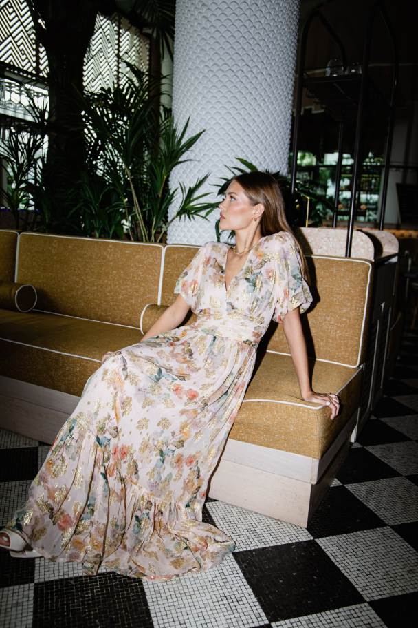 Leonora Dress - Shimmering Garden - Image 3