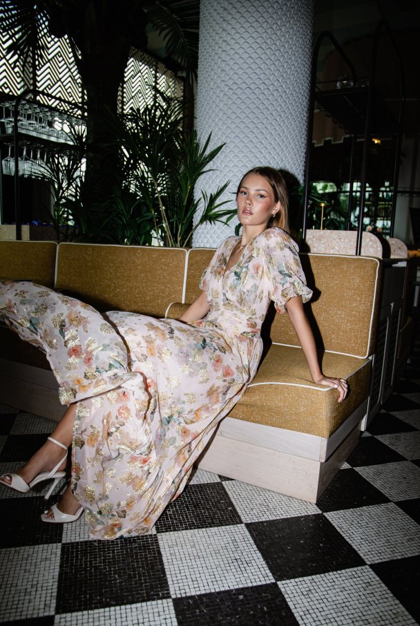 Leonora Dress - Shimmering Garden - Image 1