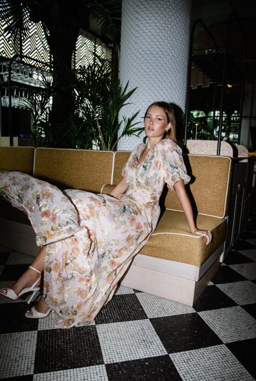 Leonora Dress - Shimmering Garden