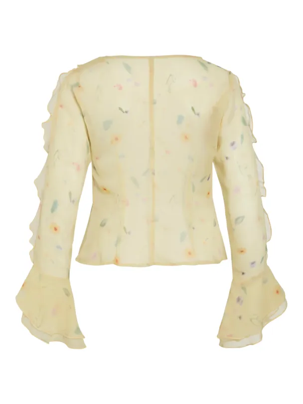 VIEmmy bluse, gul - Image 2
