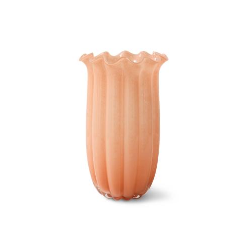 High vase, peach