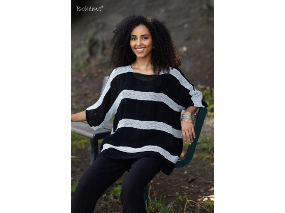 BOH&Eacute;ME Top Stripe B13231
