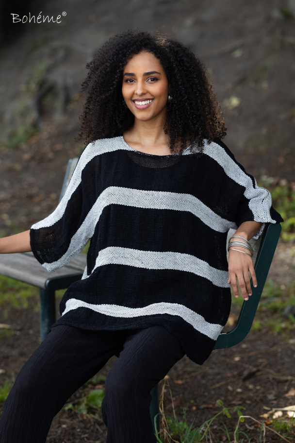 BOHÉME Top Stripe B13231 - Image 1