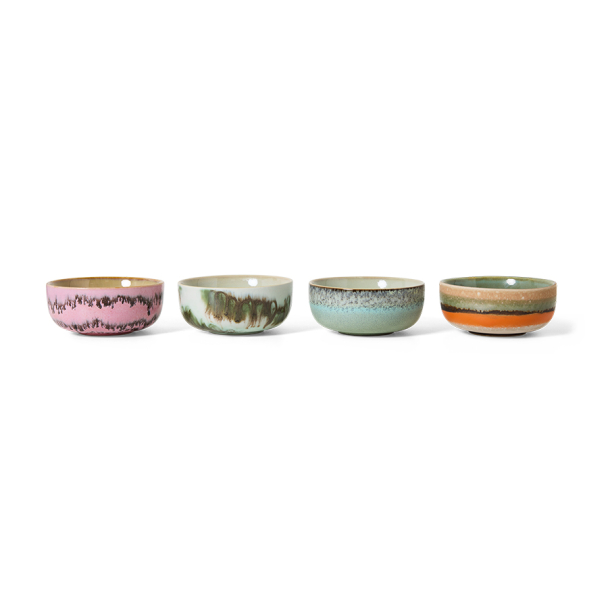 70s ceramics: tapas bowls renaissance, set of 4 - Image 2