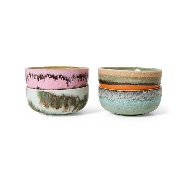 70s ceramics: tapas bowls renaissance, set of 4